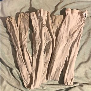 2 pairs Bloch tights (footed)